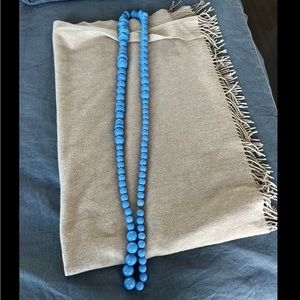 Long Blue Necklace